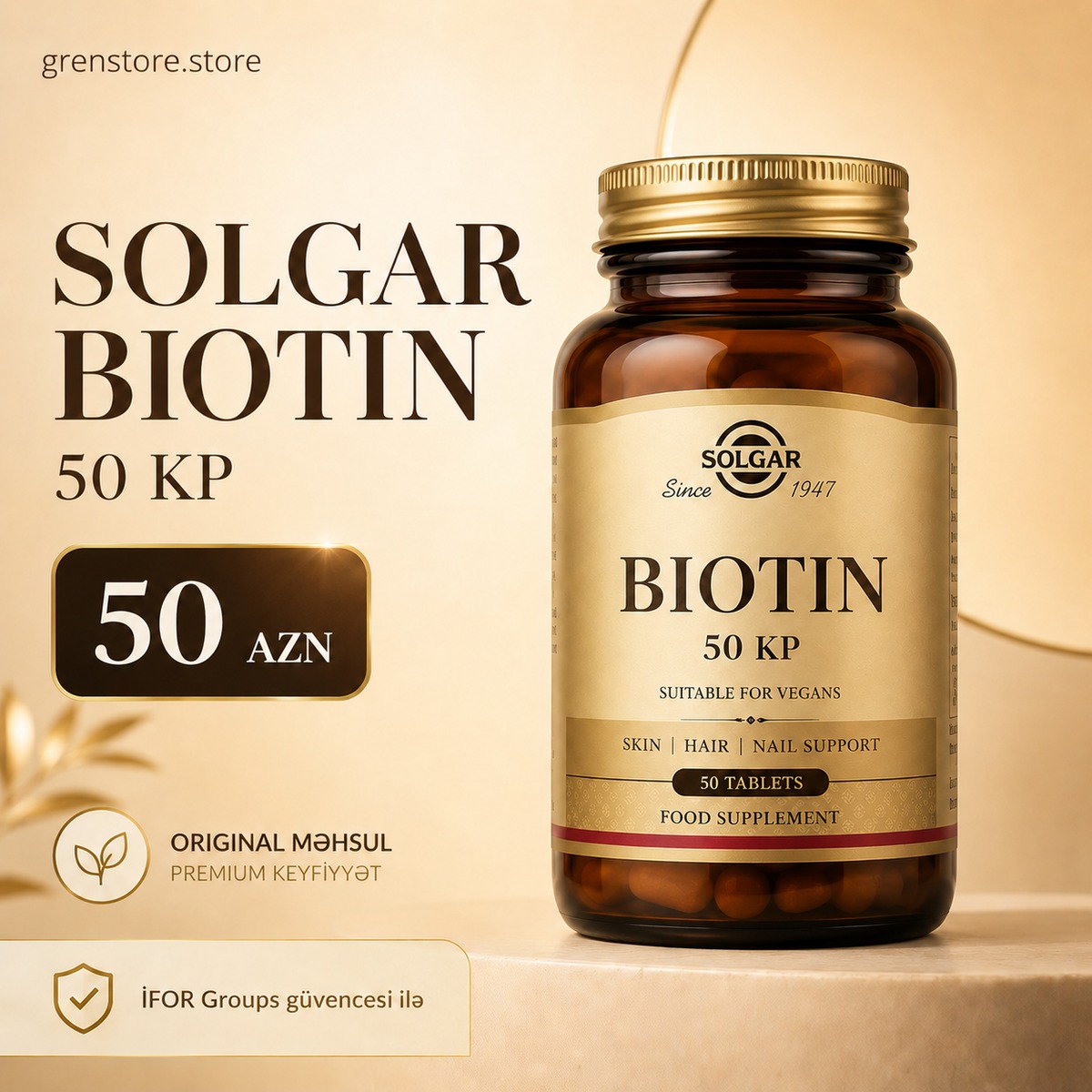 Solgar Biotin 50 KP