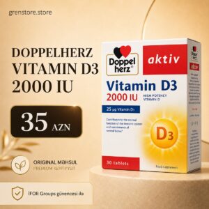 Doppelherz Vitamin D3 2000 IU