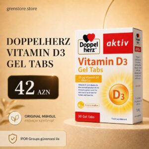 Doppelherz Vitamin D3 Gel Tabs